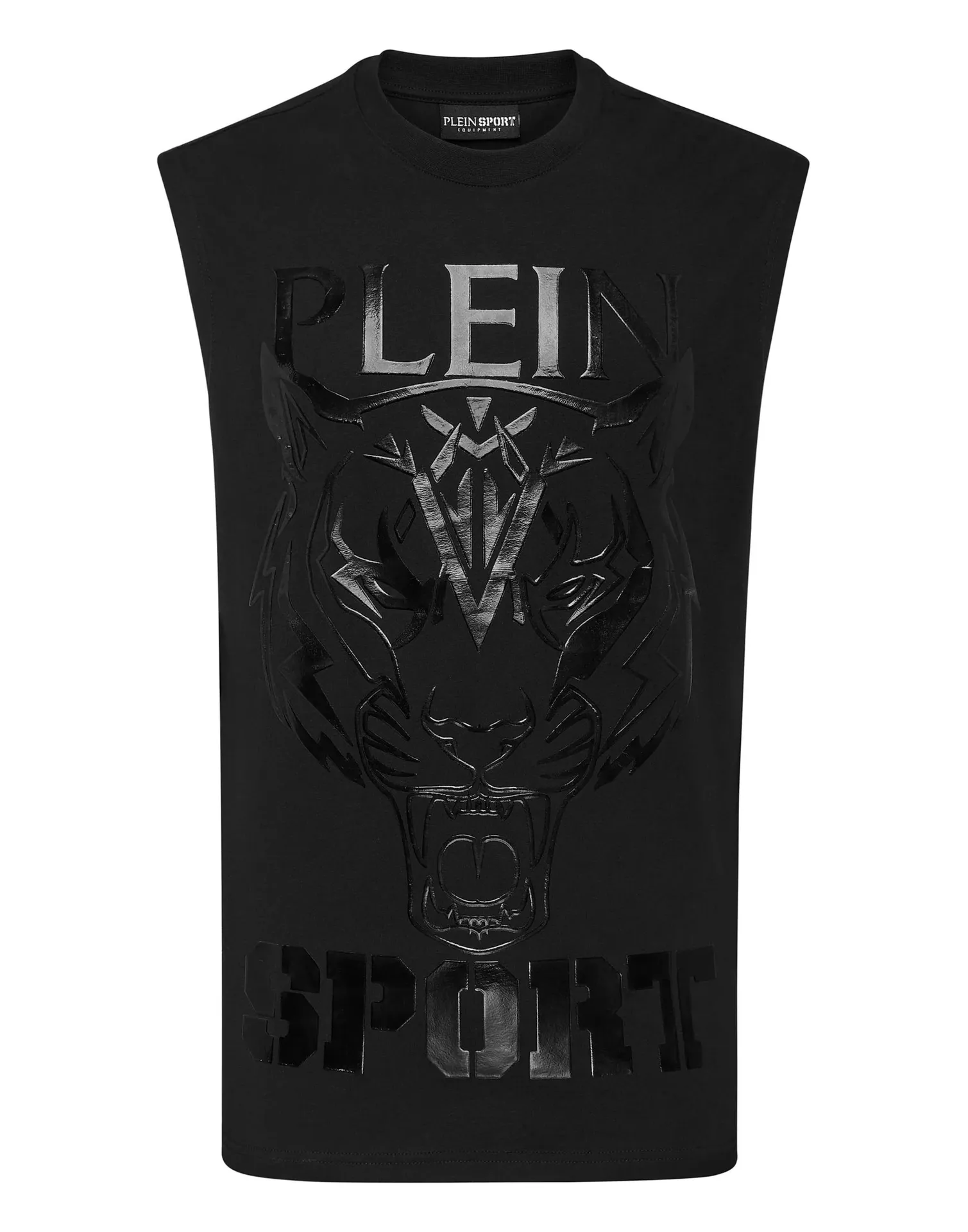 Plein Sport - Tanktop Tiger - Größe M - schwarz – Bild 3