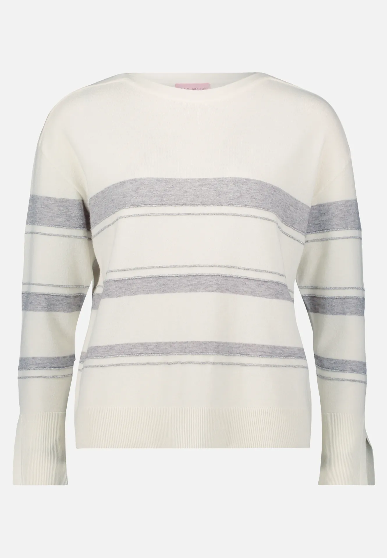 Feinstrickpullover mit Lurexfaden