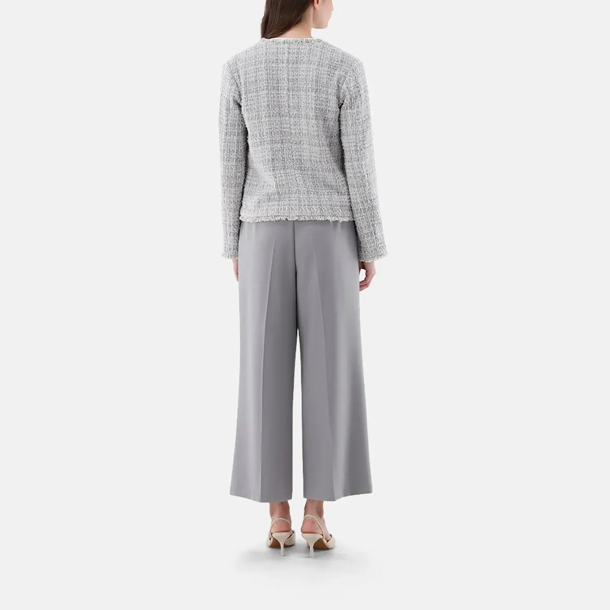 VAN LAACK - Mantel Modern Fit Dessiniert - Größe 40 - grau – Bild 4