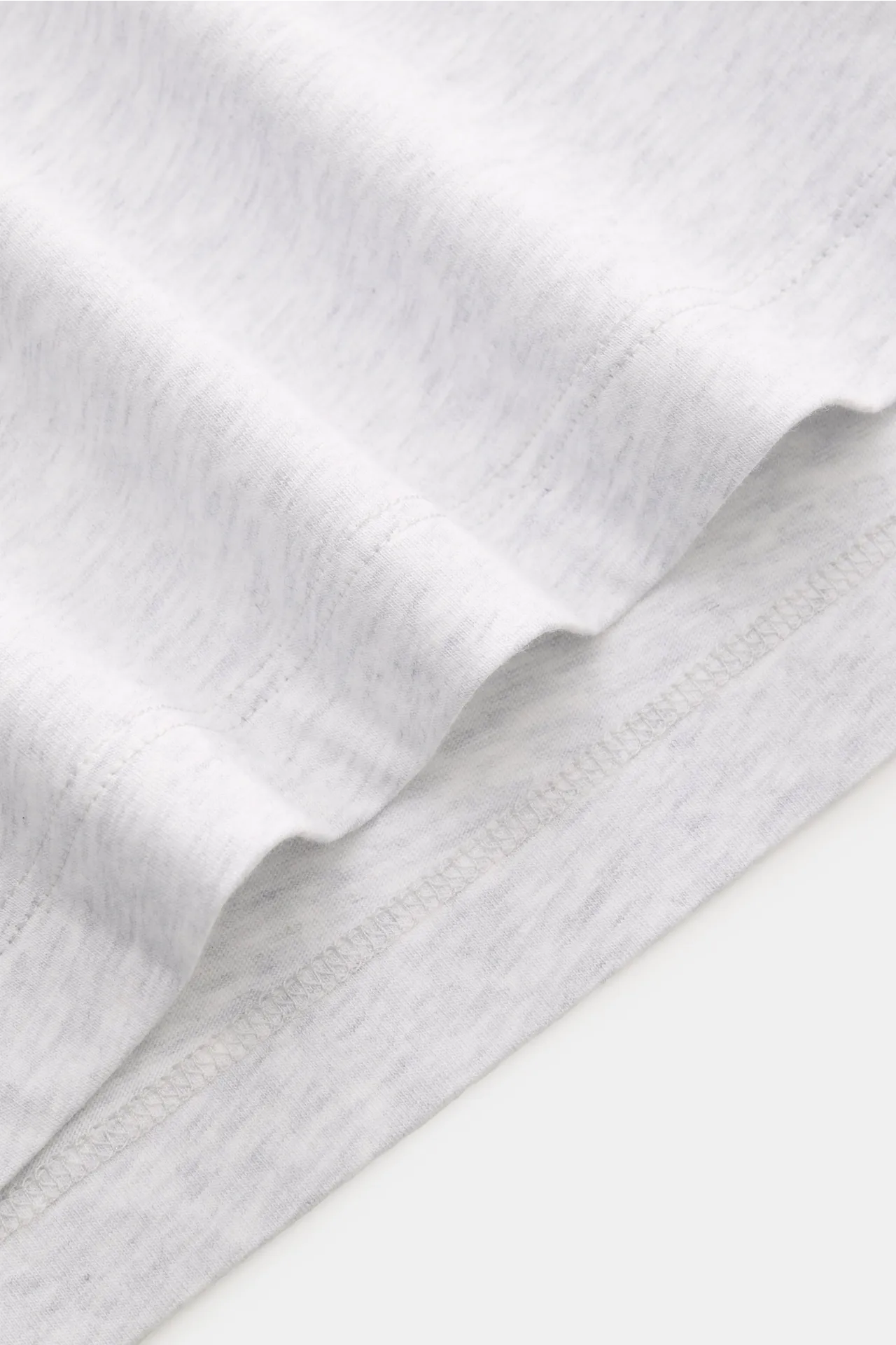 Brunello Cucinelli - Herren - Rundhals-T-Shirt hellgrau meliert – Bild 4