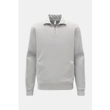 04651/ A trip in a bag - Herren - Sweat-Troyer %27Quarter Zip%27 grau 04651/ A trip in a bag - Herren - Sweat-Troyer %27Quarter Zip%27 grau