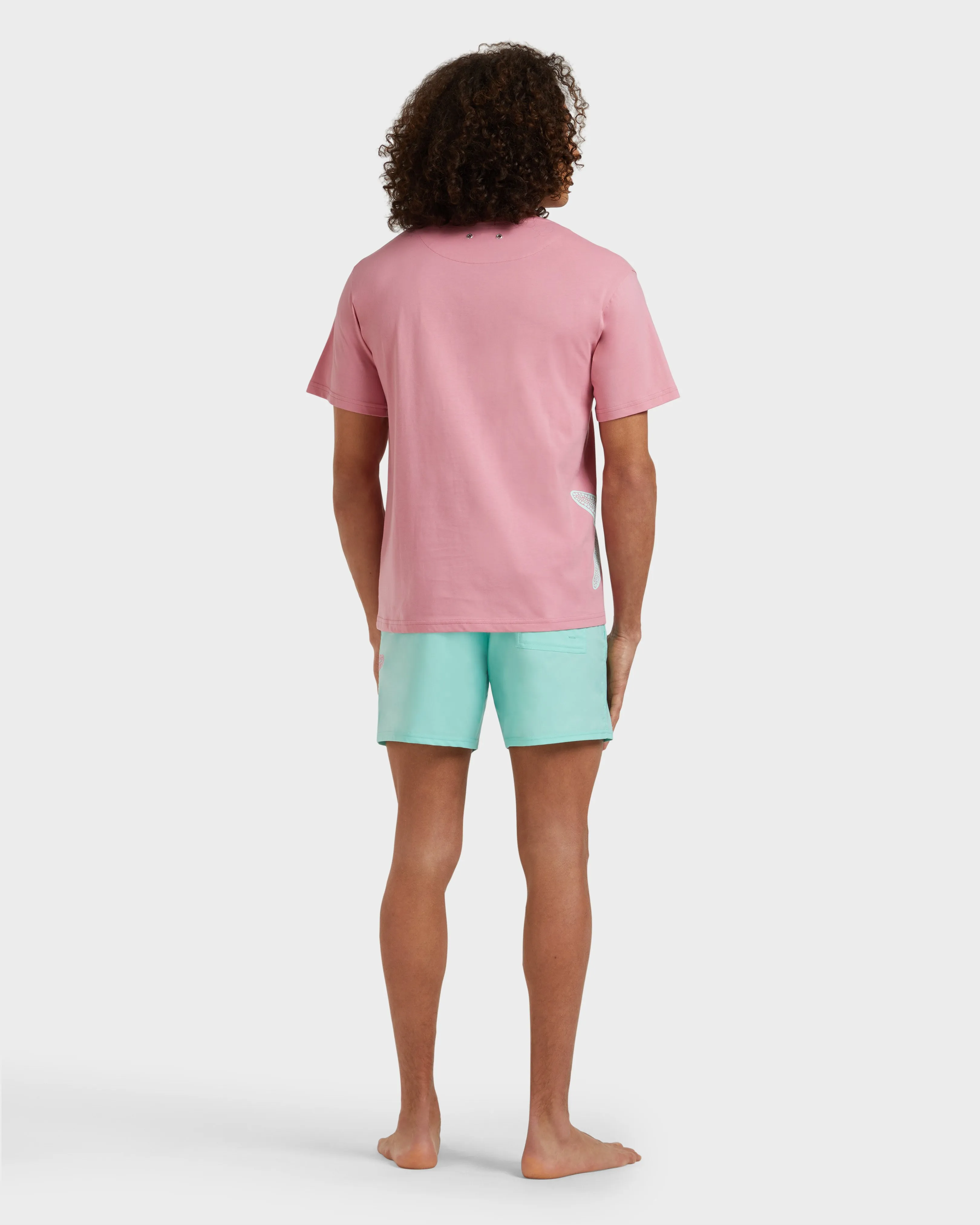 Vilebrequin - Placed Starlettes T-shirt Aus Bio-baumwolle Für Herren - T-shirt - Tareck - Rosa - Größe M – Bild 4