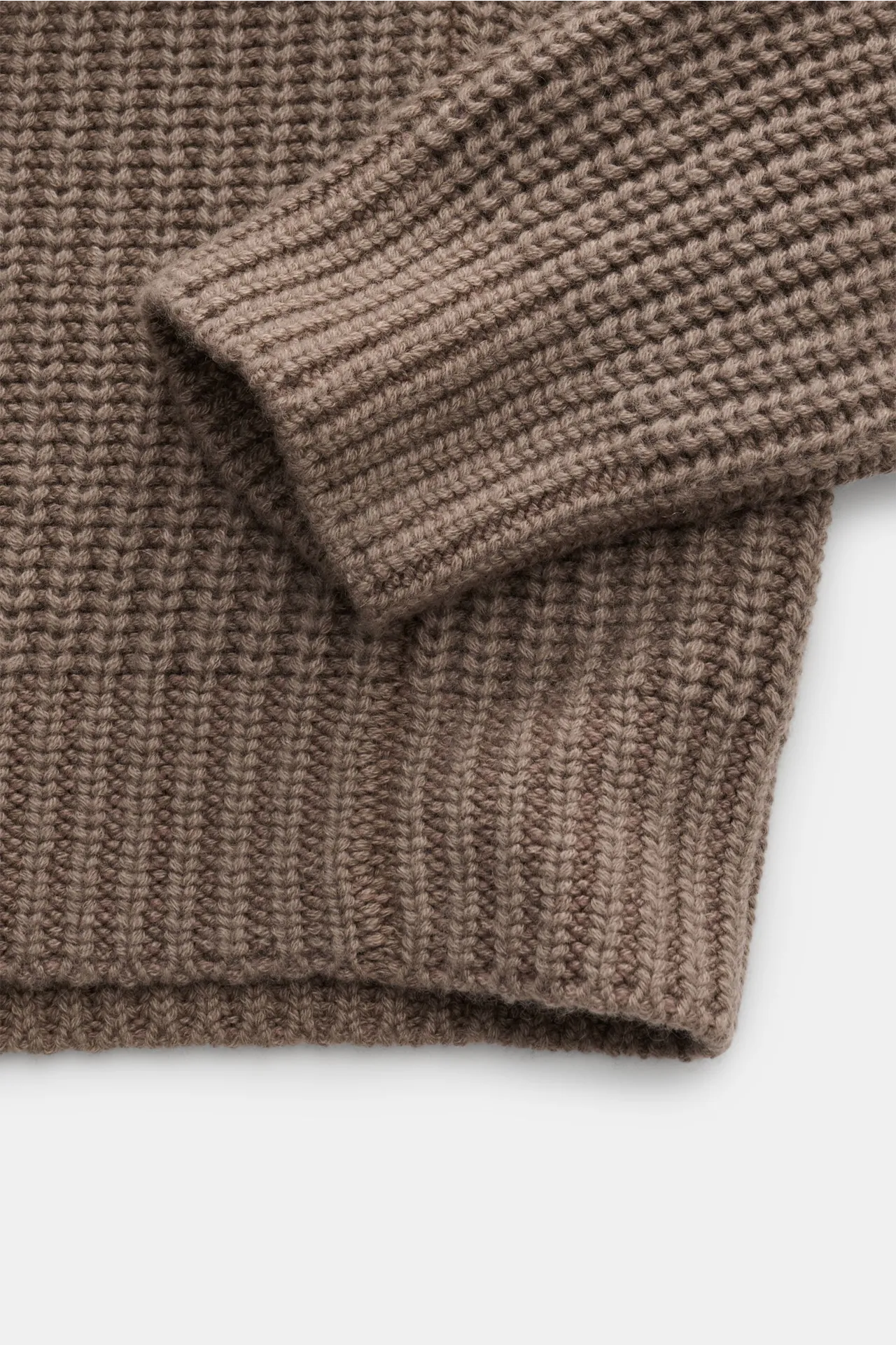 Iris von Arnim - Herren - Cashmere Rundhalspullover 'Arlington' taupe – Bild 3