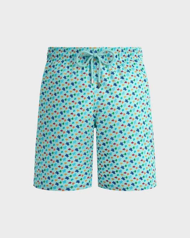Vilebrequin - Lange Micro Ronde Des Tortues Rainbow Stretch-badeshorts Für Herren - Bademode - Okorise - Blau - Größe XL Vilebrequin - Lange Micro Ronde Des Tortues Rainbow Stretch-badeshorts Für Herren - Bademode - Okorise - Blau - Größe XL