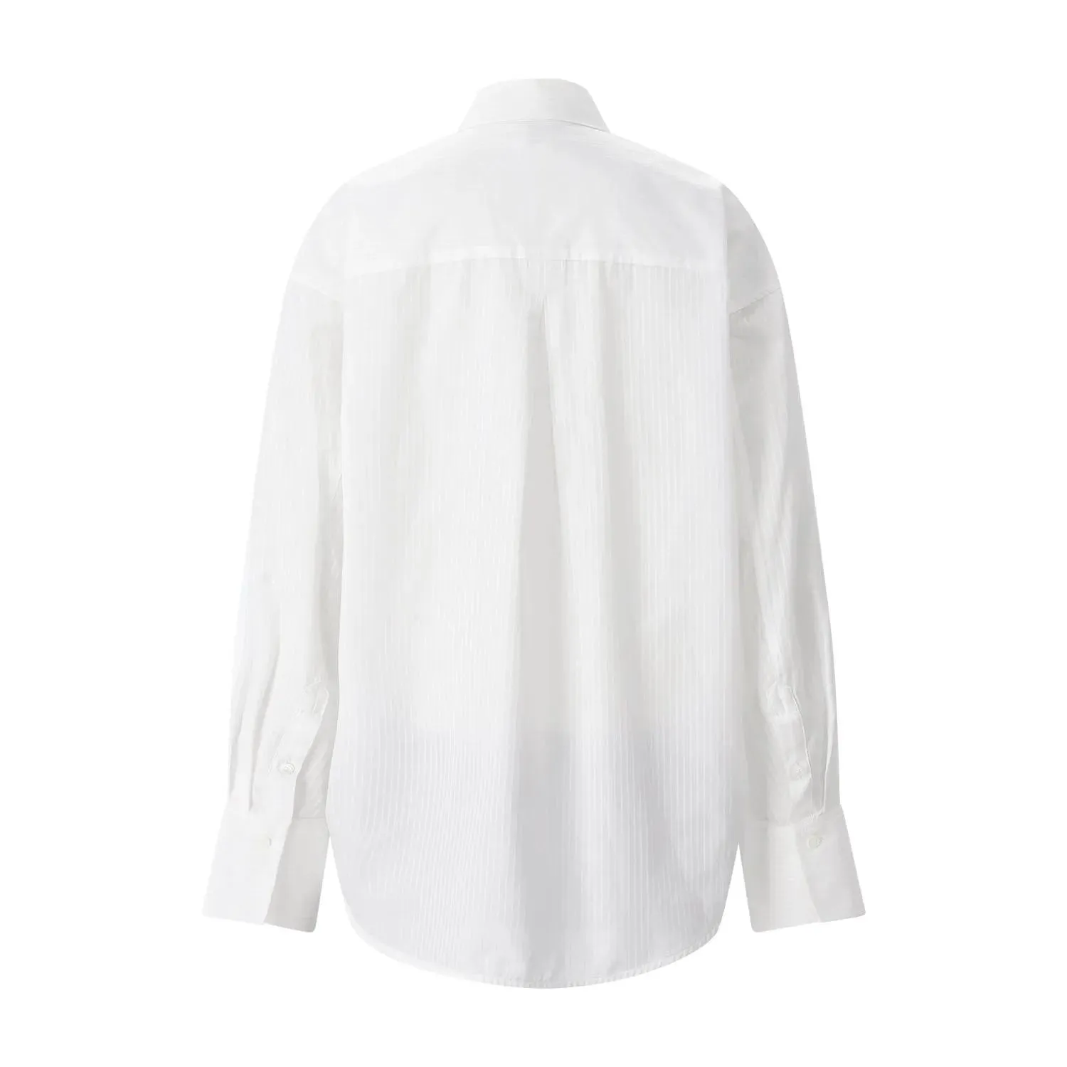 TOTEME - Gestreifte Hemdbluse aus Baumwolle - Größe 40 - weiß – Bild 4