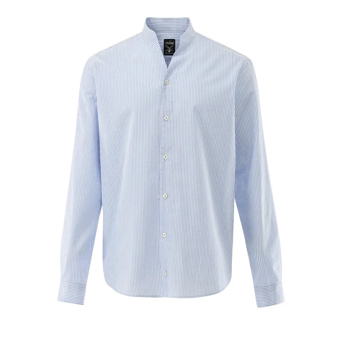 VAN LAACK - Hemd Slim Fit Streifen - Größe XL - blau VAN LAACK - Hemd Slim Fit Streifen - Größe XL - blau