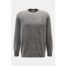 Soft Goat - Herren - Cashmere Rundhalspullover grau meliert Soft Goat - Herren - Cashmere Rundhalspullover grau meliert