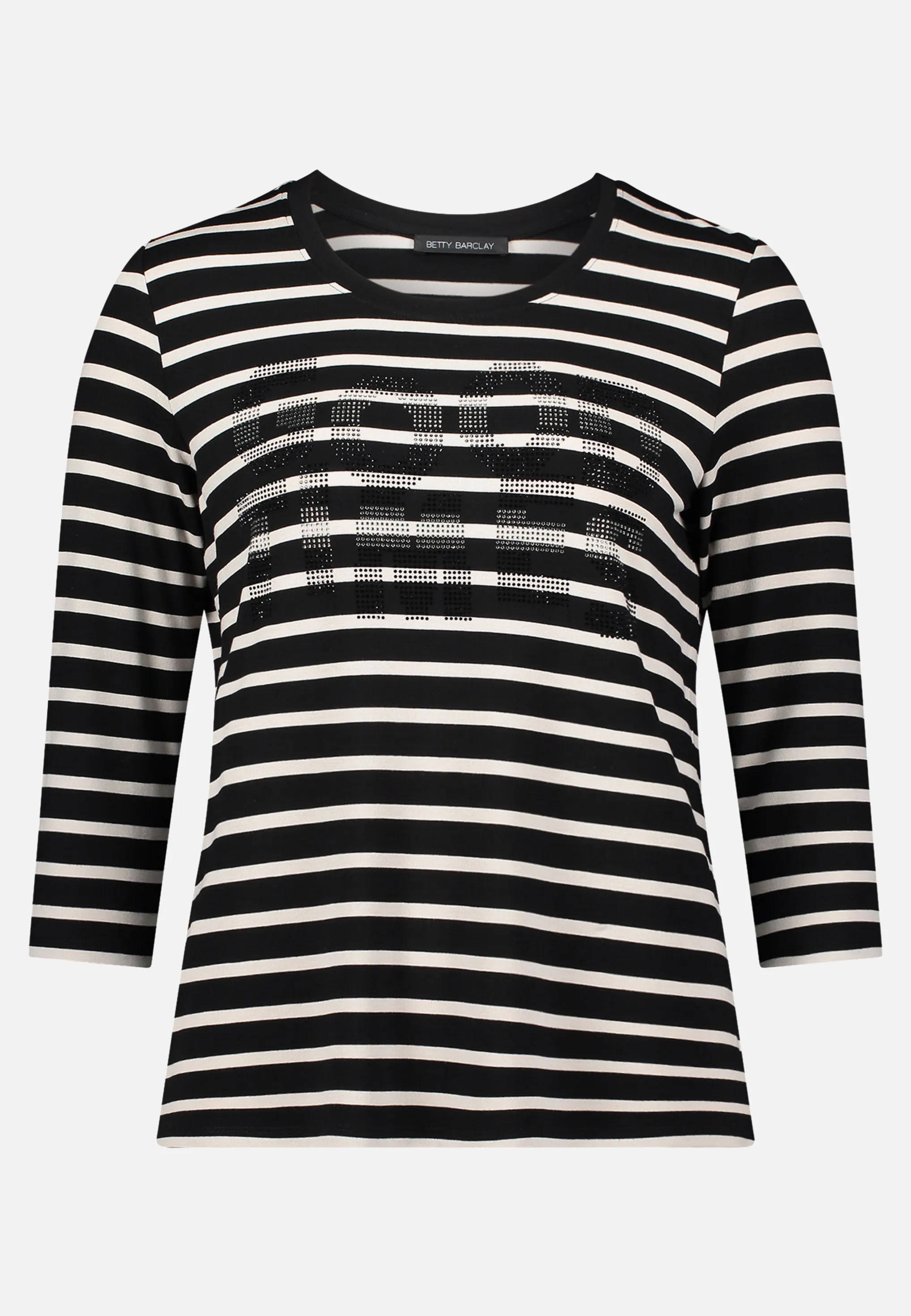 Ringelshirt mit Schmucksteinen – Bild 3