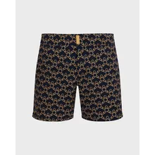 Vilebrequin - Kurze Turtles Chain Stretch-badeshorts Mit Flachem Bund Für Herren - Bademode - Menise - Blau - Größe XXXL Vilebrequin - Kurze Turtles Chain Stretch-badeshorts Mit Flachem Bund Für Herren - Bademode - Menise - Blau - Größe XXXL