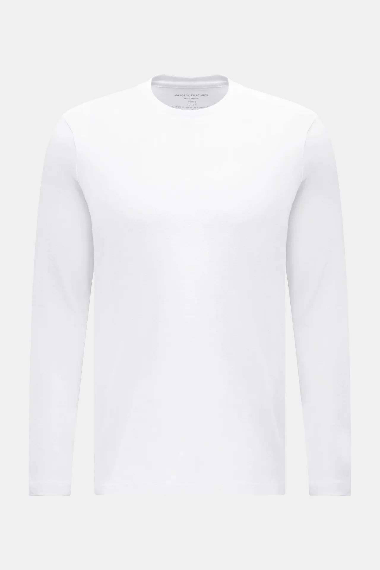 Majestic Filatures - Herren - Rundhals-Longsleeve %27James%27 weiß Majestic Filatures - Herren - Rundhals-Longsleeve %27James%27 weiß