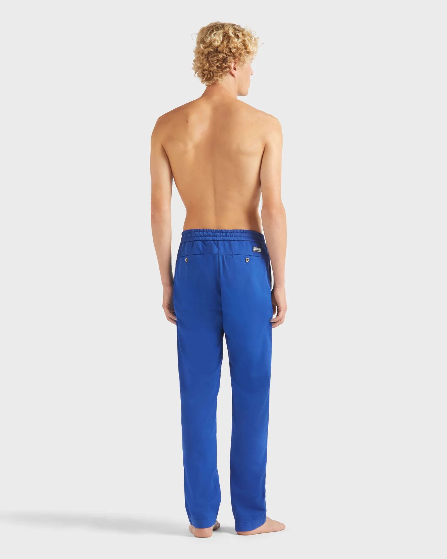 Vilebrequin - Solid Baumwollhose Mit Elastikbund Für Herren - Jeanshose - Clemence - Blau - Größe 36 – Bild 4