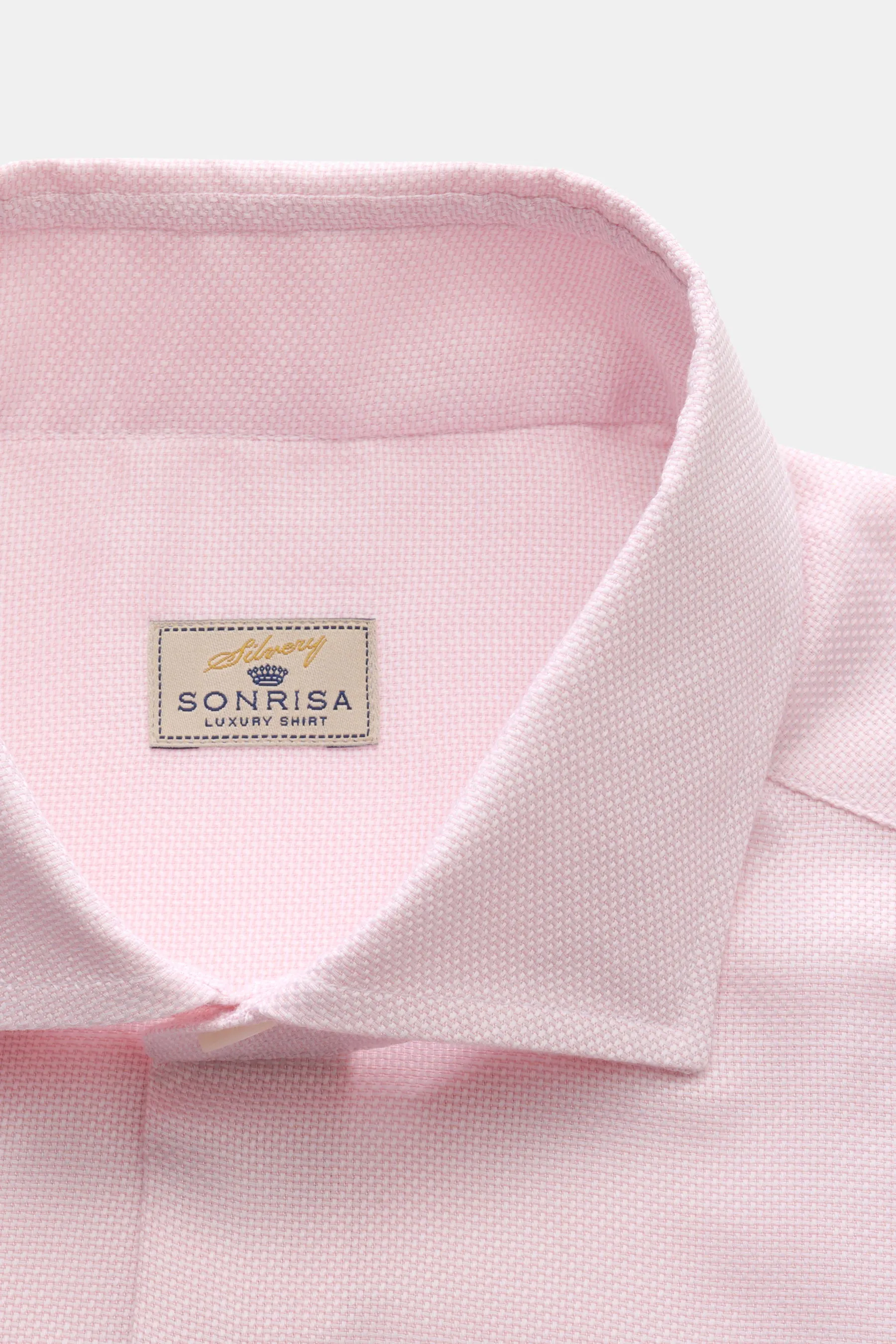 Sonrisa - Herren - Casual Hemd Haifisch-Kragen rosé – Bild 2