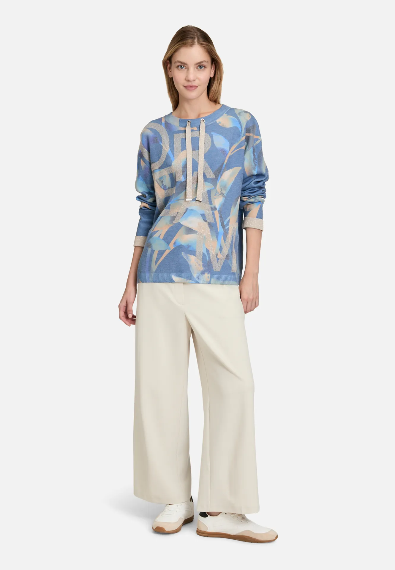 Feinstrickpullover mit Print – Bild 2