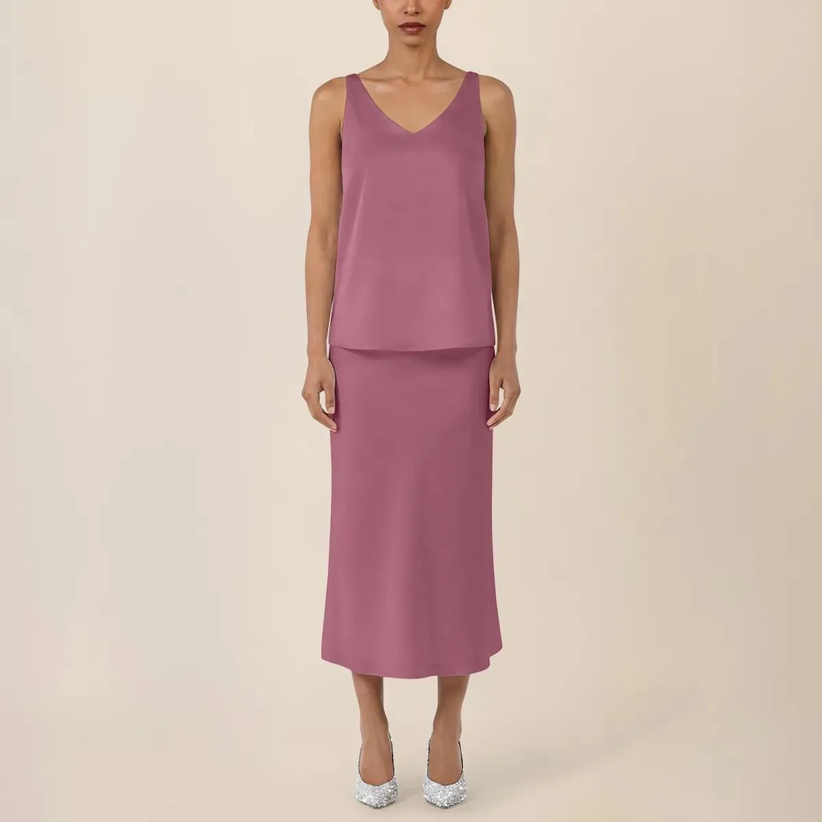 Apart - Satintop - Größe 38 - rosa – Bild 4