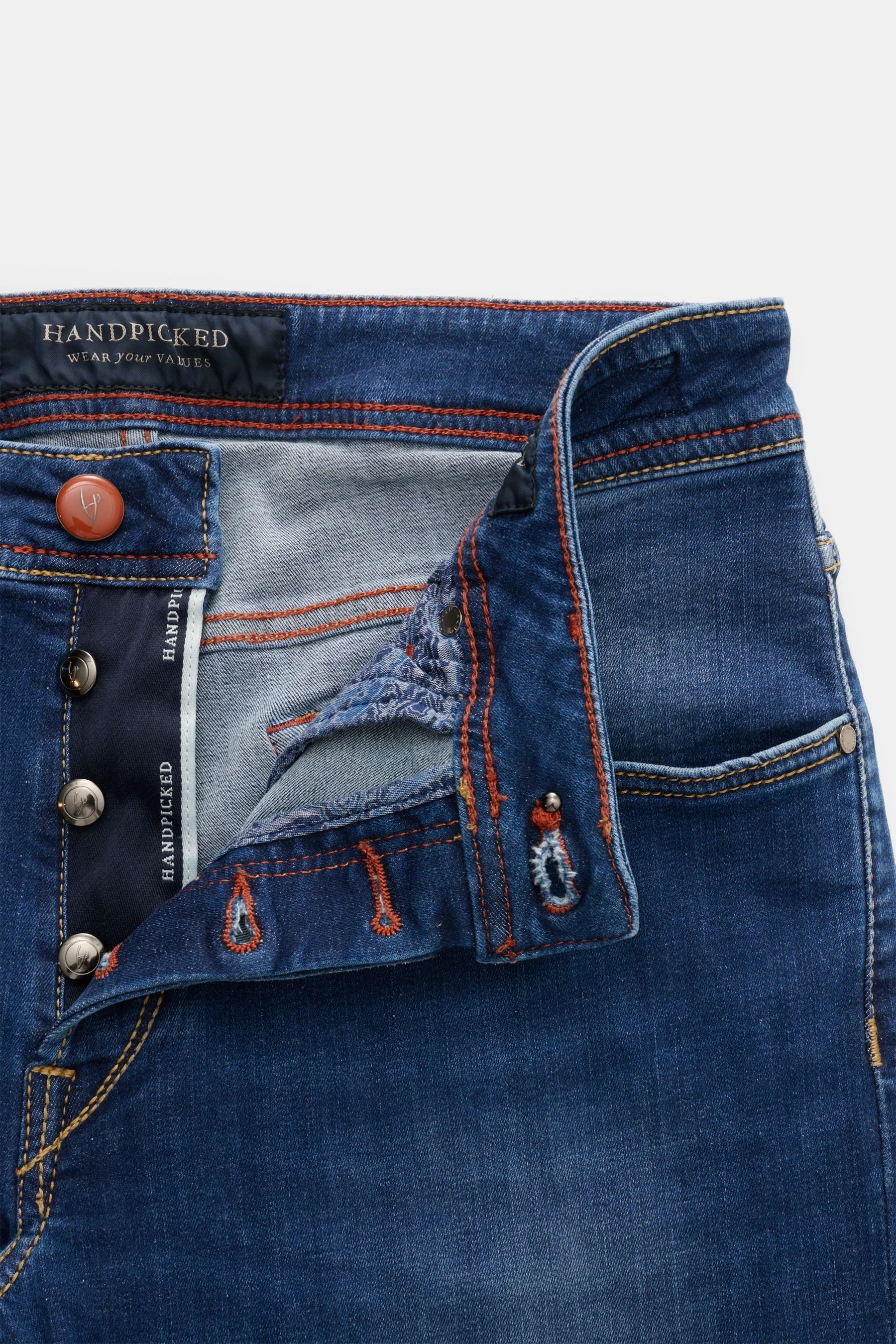 HandPicked - Herren - Jeans 'Ravello' blau – Bild 4