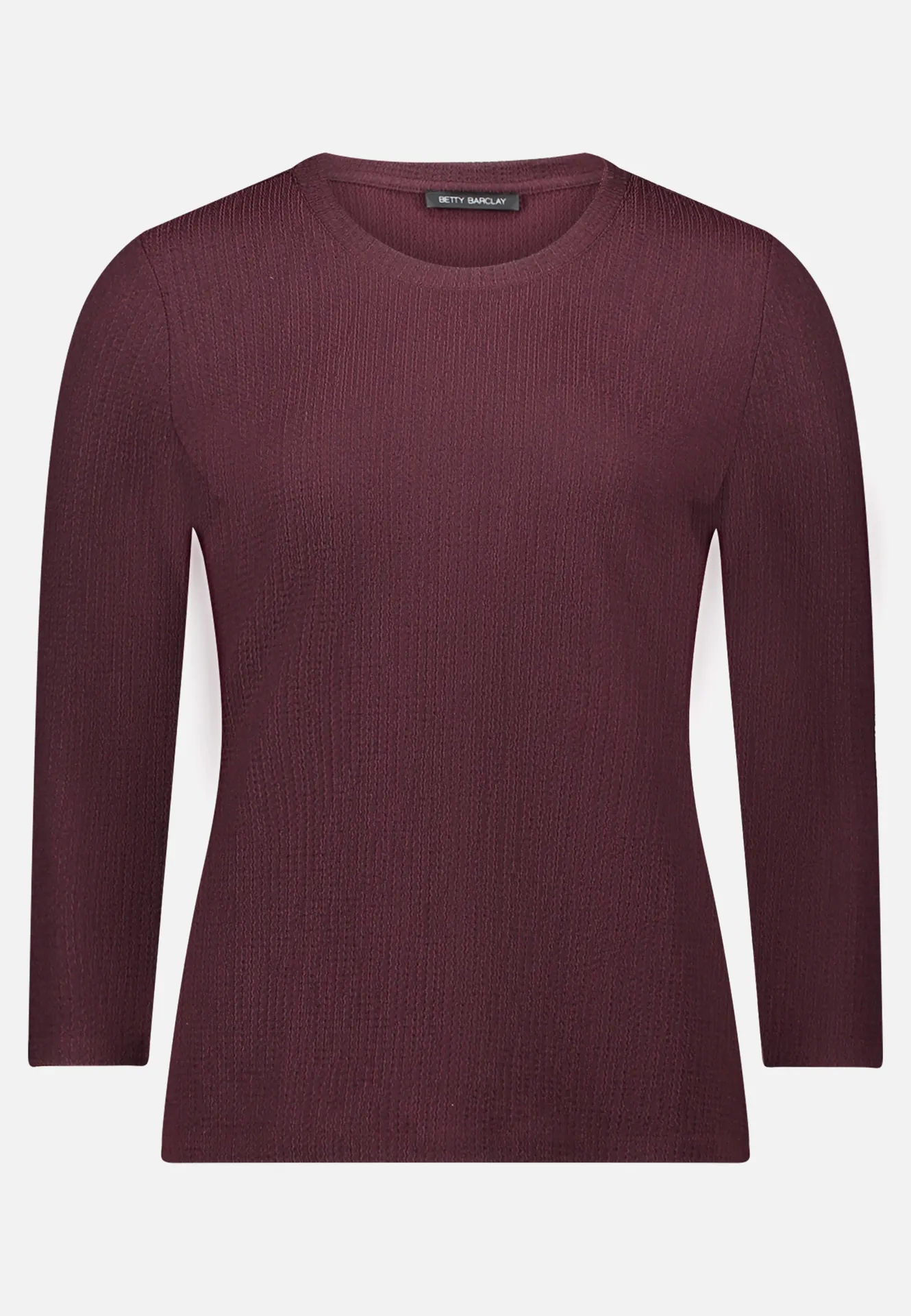 Strukturshirt mit Rundhalsausschnitt – Bild 3