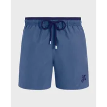 Vilebrequin - Zweifarbige Solid Bicolore Badeshorts Für Herren - Bademode - Moka - Blau - Größe XL Vilebrequin - Zweifarbige Solid Bicolore Badeshorts Für Herren - Bademode - Moka - Blau - Größe XL