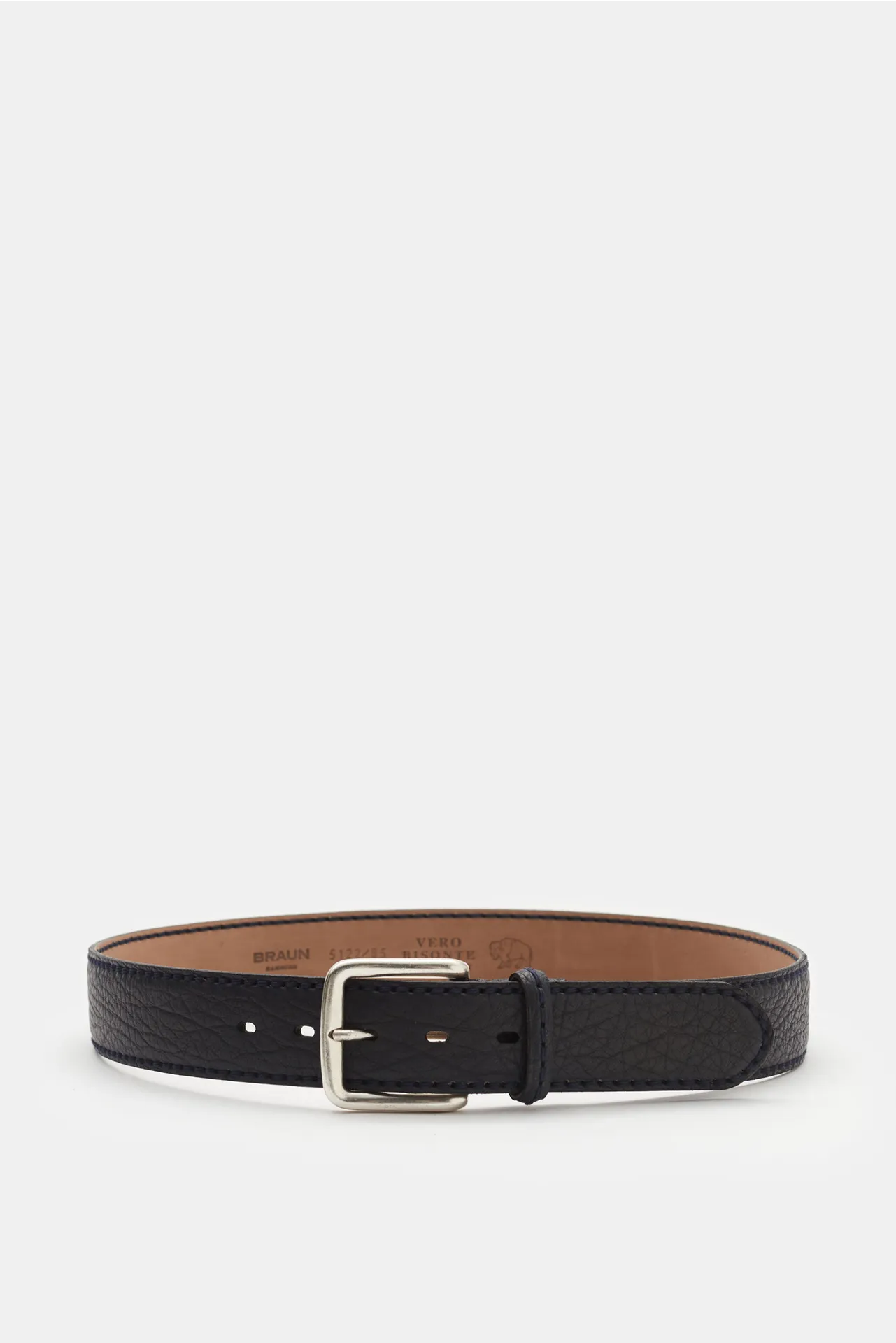 Fausto Colato - Herren - Gürtel Bisonleder navy Fausto Colato - Herren - Gürtel Bisonleder navy