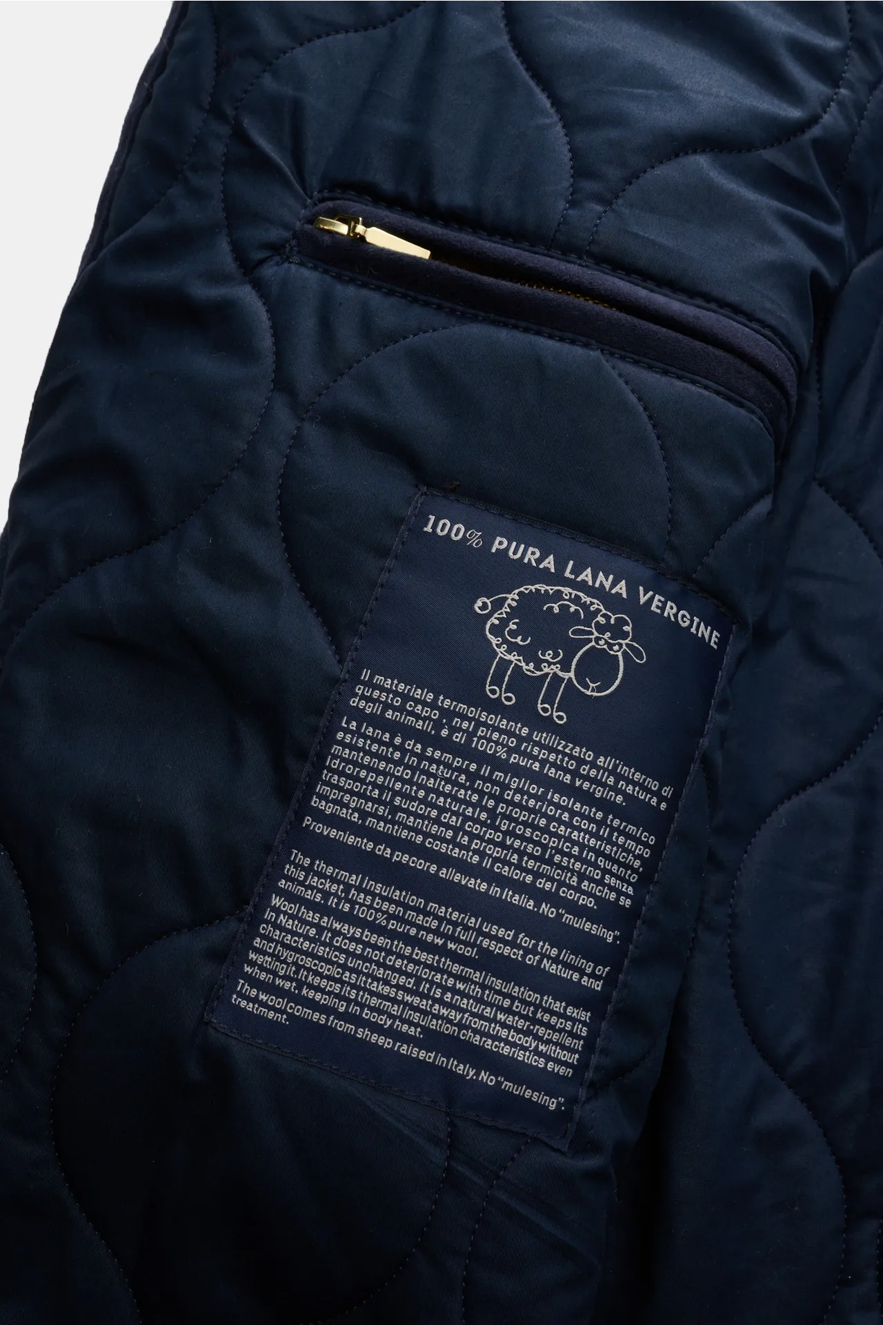 Manifattura Ceccarelli - Herren - Wachsparka 'Mountain' navy – Bild 5