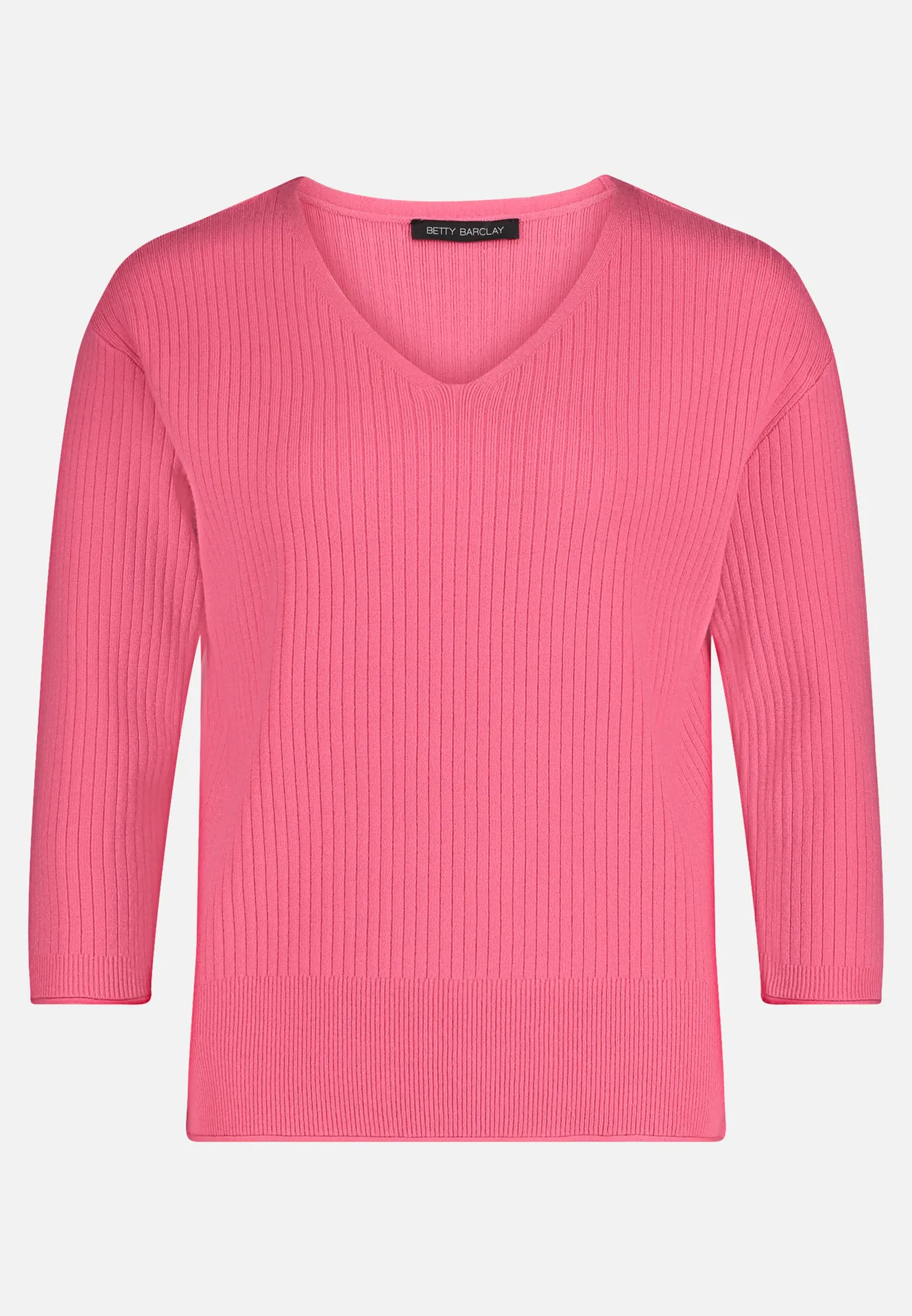 Feinstrickpullover mit V-Ausschnitt – Bild 3