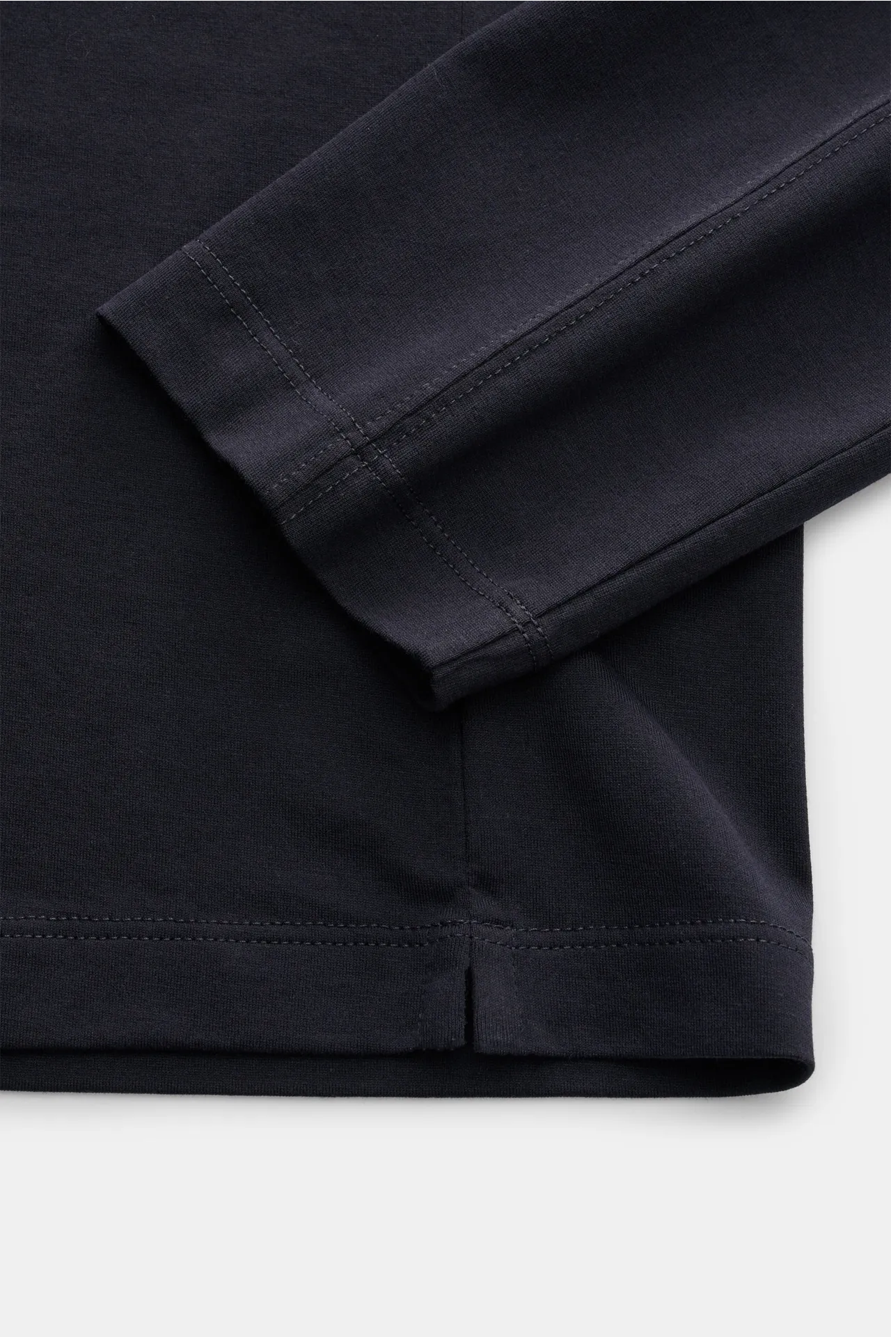 Brunello Cucinelli - Herren - Rundhals-Longsleeve navy – Bild 3