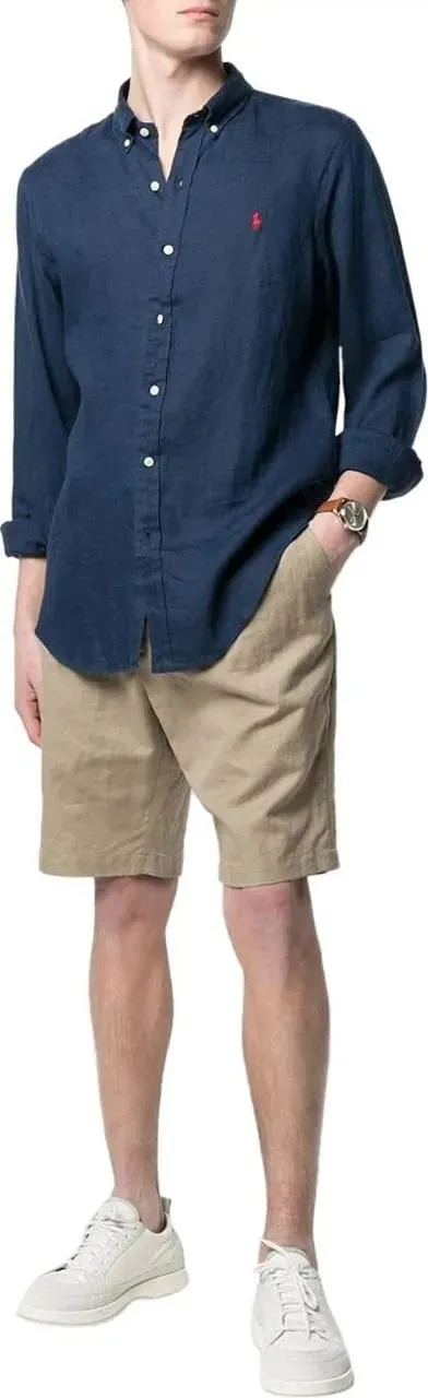 Polo Ralph Lauren - Breathable Linen Sport Shirt - Größe S - bunt – Bild 4