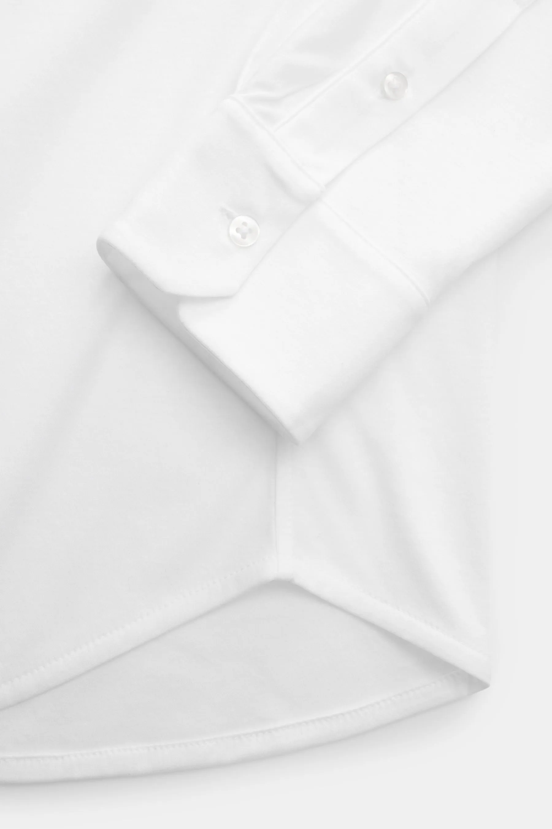 Kiefermann - Herren - Jersey-Hemd 'Elandorio' Haifisch-Kragen weiß – Bild 3