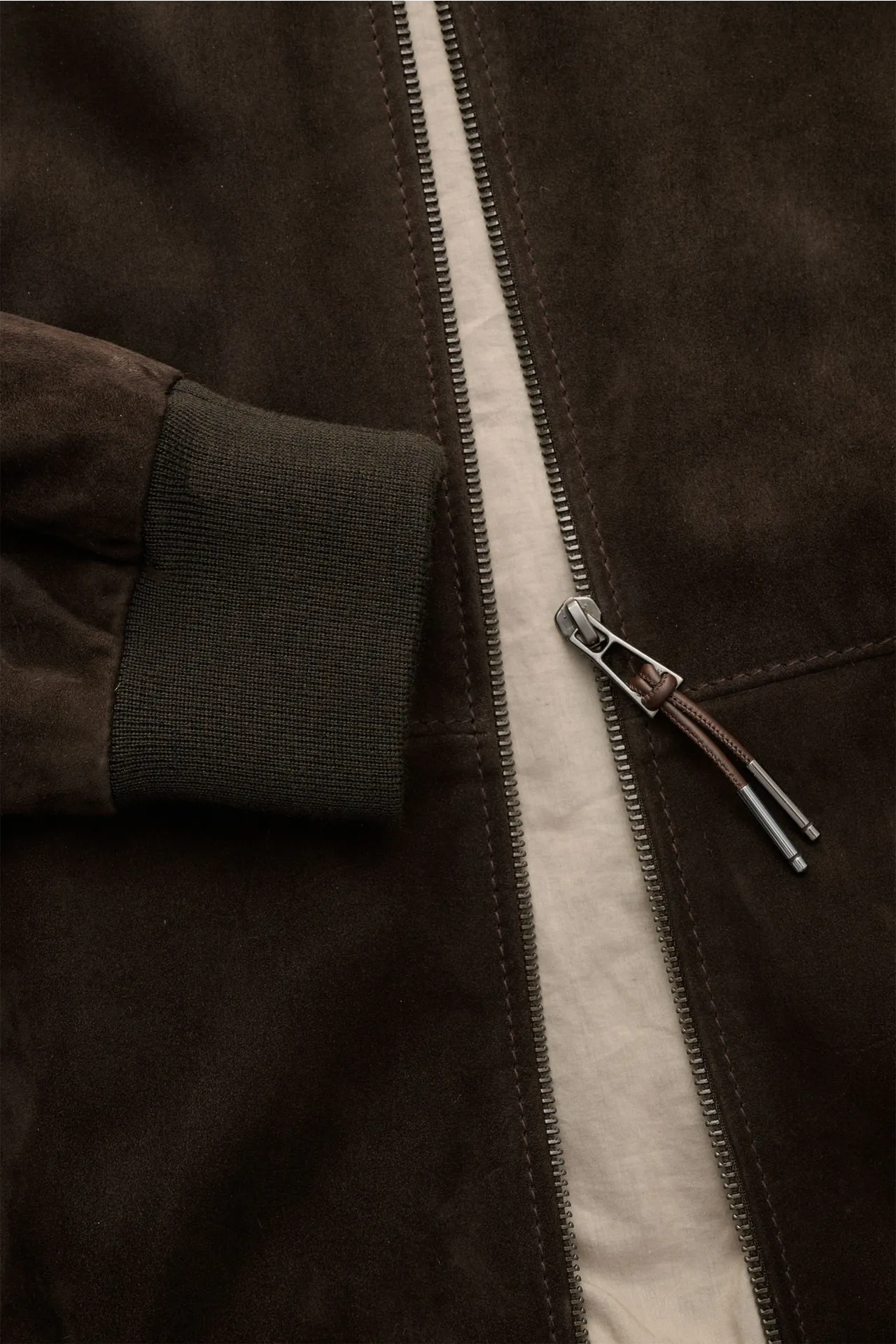 Windsor - Herren - Veloursleder Blouson 'Borello' dunkelbraun – Bild 4