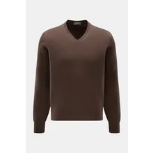 Cruciani - Herren - Cashmere V-Neck Pullover braun Cruciani - Herren - Cashmere V-Neck Pullover braun