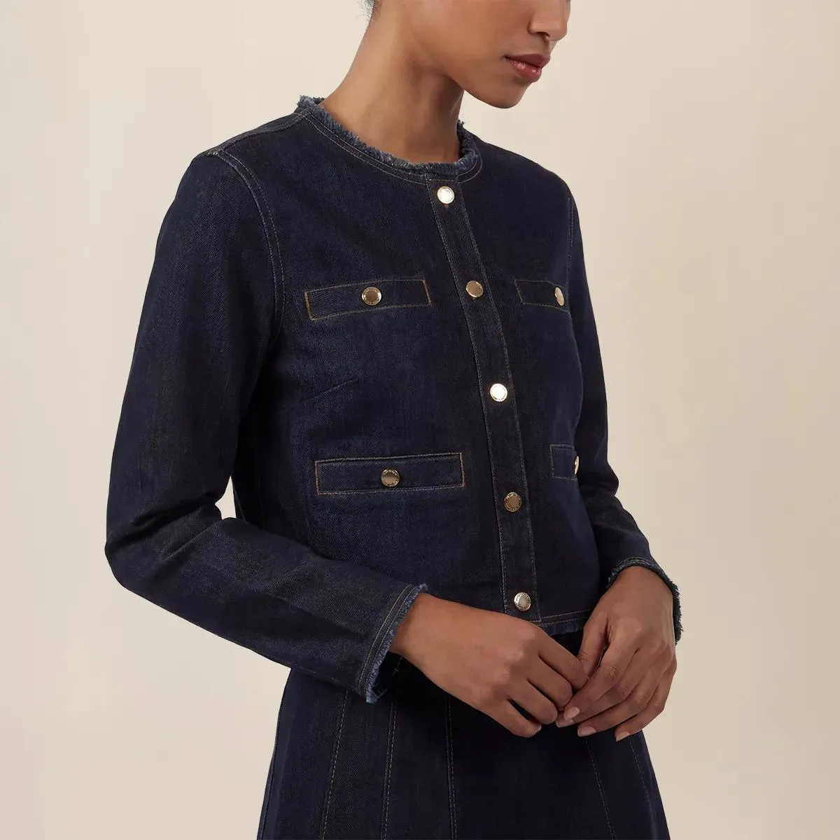 Apart - Jeansjacke - Größe 34 - blau – Bild 3