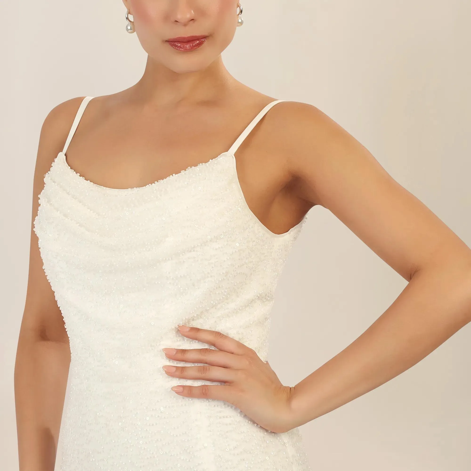 Apart - Abendkleid - Größe 38 - creme – Bild 3