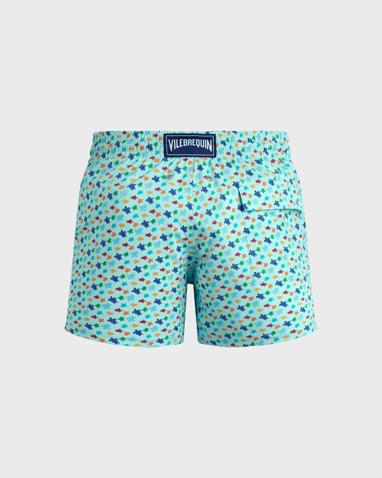 Vilebrequin - Kurze Micro Ronde Des Tortues Rainbow Stretch-badeshorts Für Herren - Bademode - Monrise - Blau - Größe L – Bild 2