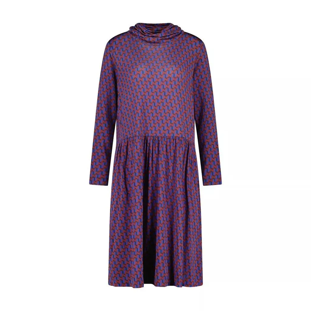 Rosso35 - Midikleid mit geometrischem Muster - Größe 34 - multi Rosso35 - Midikleid mit geometrischem Muster - Größe 34 - multi