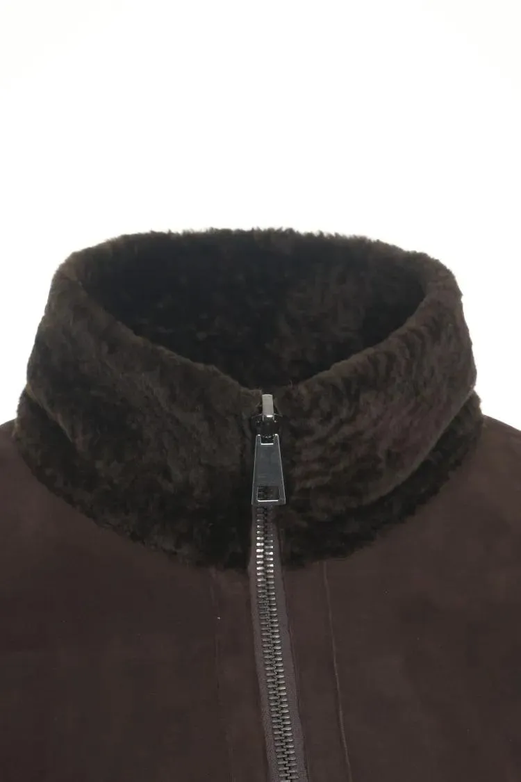 Giorgio Brato - Sheepskin Jacket - Größe 40 - schwarz – Bild 3