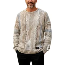 Carlo Colucci - Heren Trui - Größe XXL - braun Carlo Colucci - Heren Trui - Größe XXL - braun