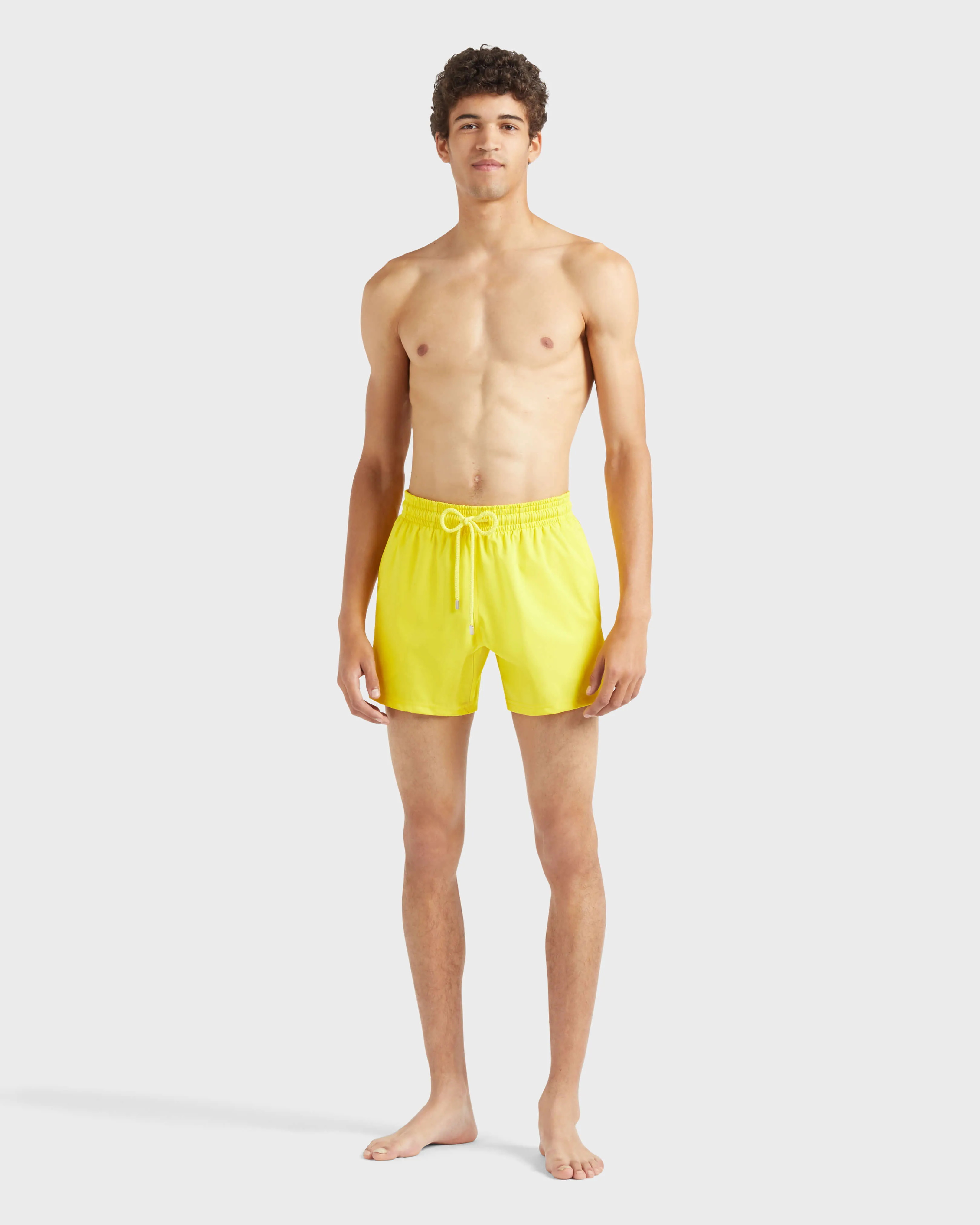 Vilebrequin - Kurze Solid Badeshorts Für Herren - Bademode - Monrise - Gelb - Größe S – Bild 3