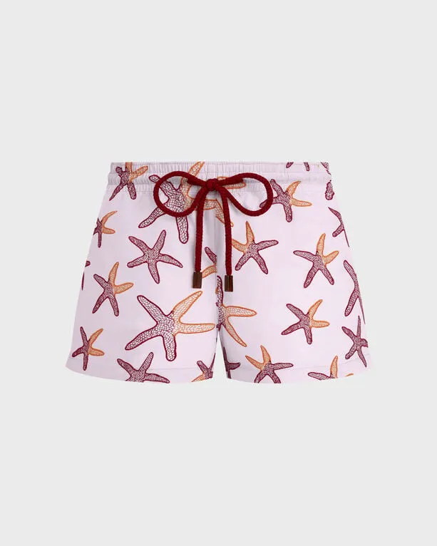 Vilebrequin - Starlettes Badeshorts Mit Stickerei Für Damen - Shorty - Fiona - Rosa - Größe S Vilebrequin - Starlettes Badeshorts Mit Stickerei Für Damen - Shorty - Fiona - Rosa - Größe S