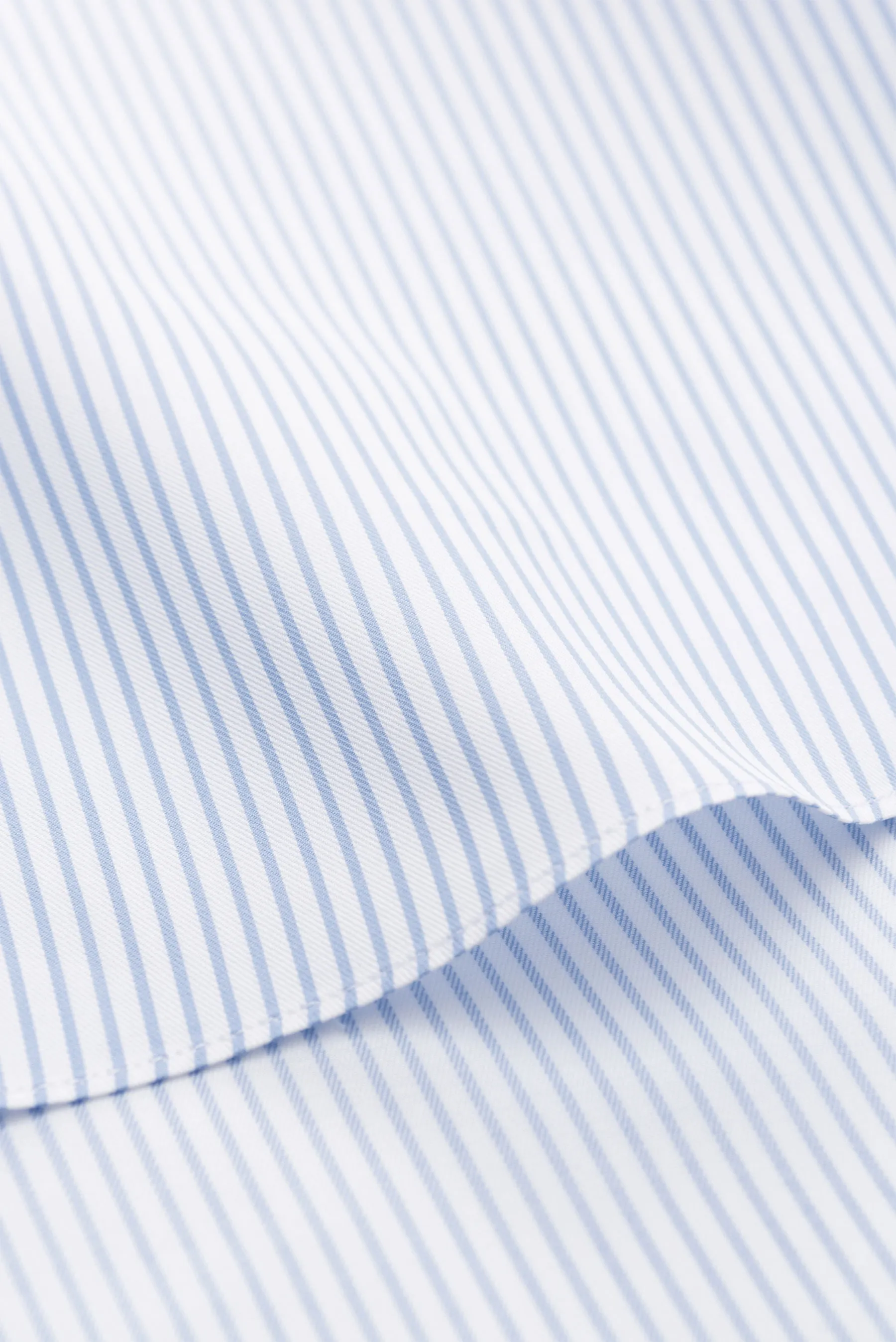 Finamore - Herren - Business Hemd 'Sergio Napoli' Haifisch-Kragen hellblau/weiß gestreift – Bild 5