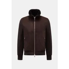 Moorer - Herren - Daunen-Strickblouson %27Campiglio%27 dunkelbraun Moorer - Herren - Daunen-Strickblouson %27Campiglio%27 dunkelbraun