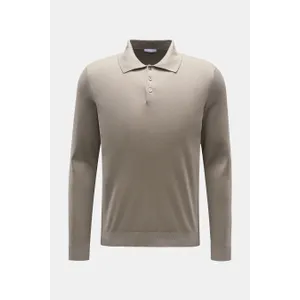 Malo - Herren - Strickpolo graubraun Malo - Herren - Strickpolo graubraun