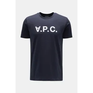 A.P.C. - Herren - Rundhals-T-Shirt %27VPC%27 dark navy A.P.C. - Herren - Rundhals-T-Shirt %27VPC%27 dark navy