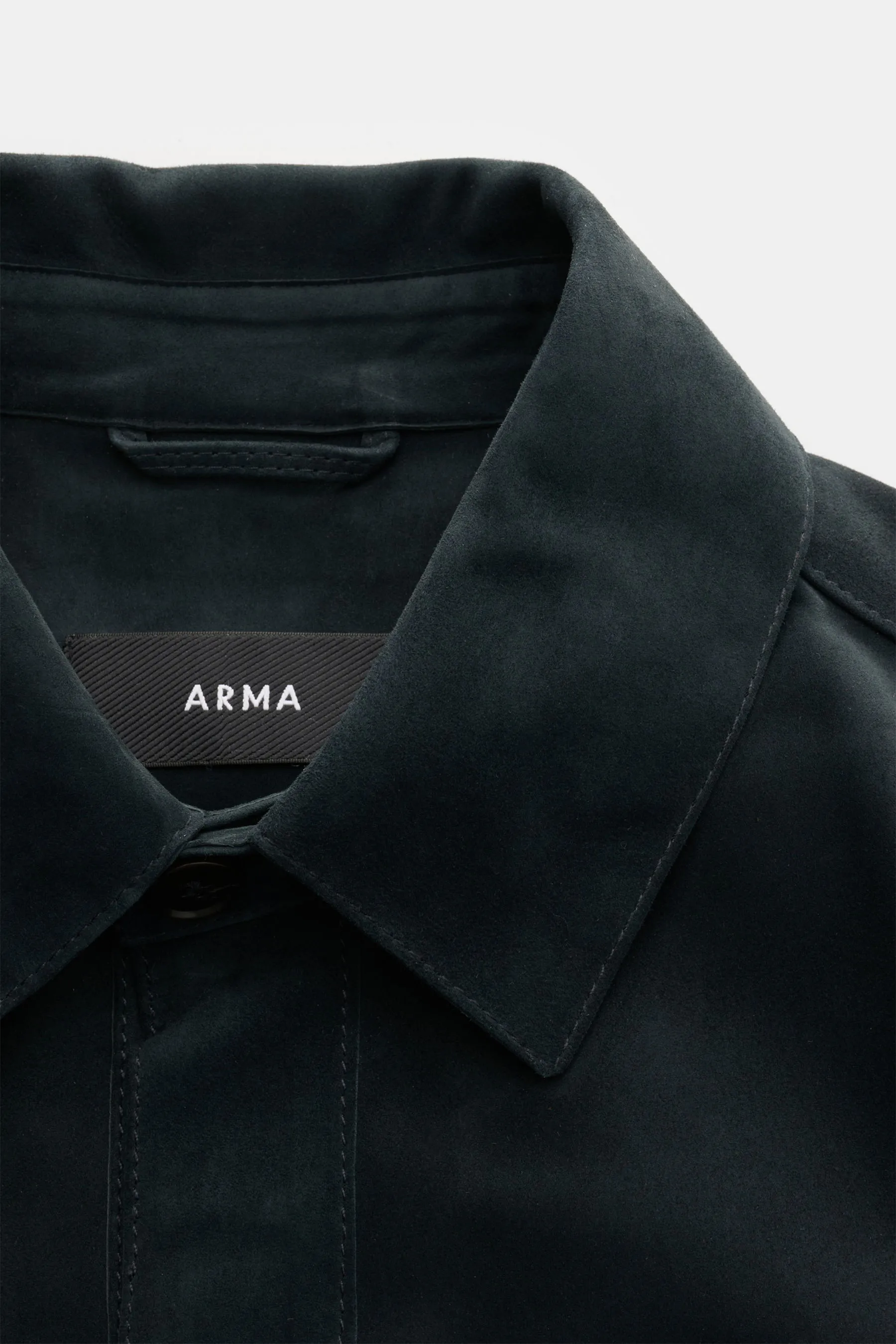 Arma - Herren - Velourslederjacke 'Dillen' dark navy – Bild 3