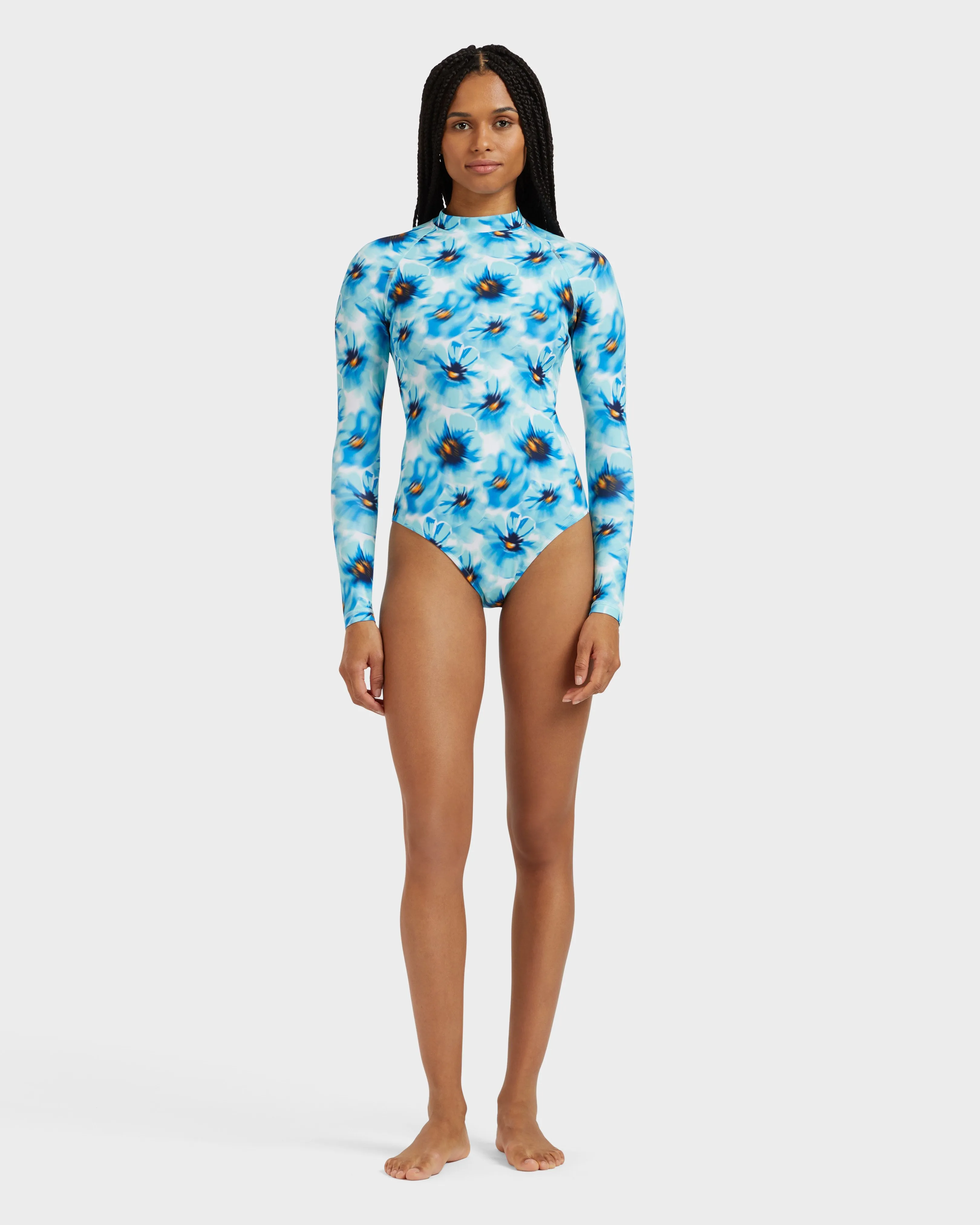 Vilebrequin - Einteiliger Poppies Rashguard Mit Uv-schutz Für Damen - Rashguard - Lexane - Blau - Größe M – Bild 3