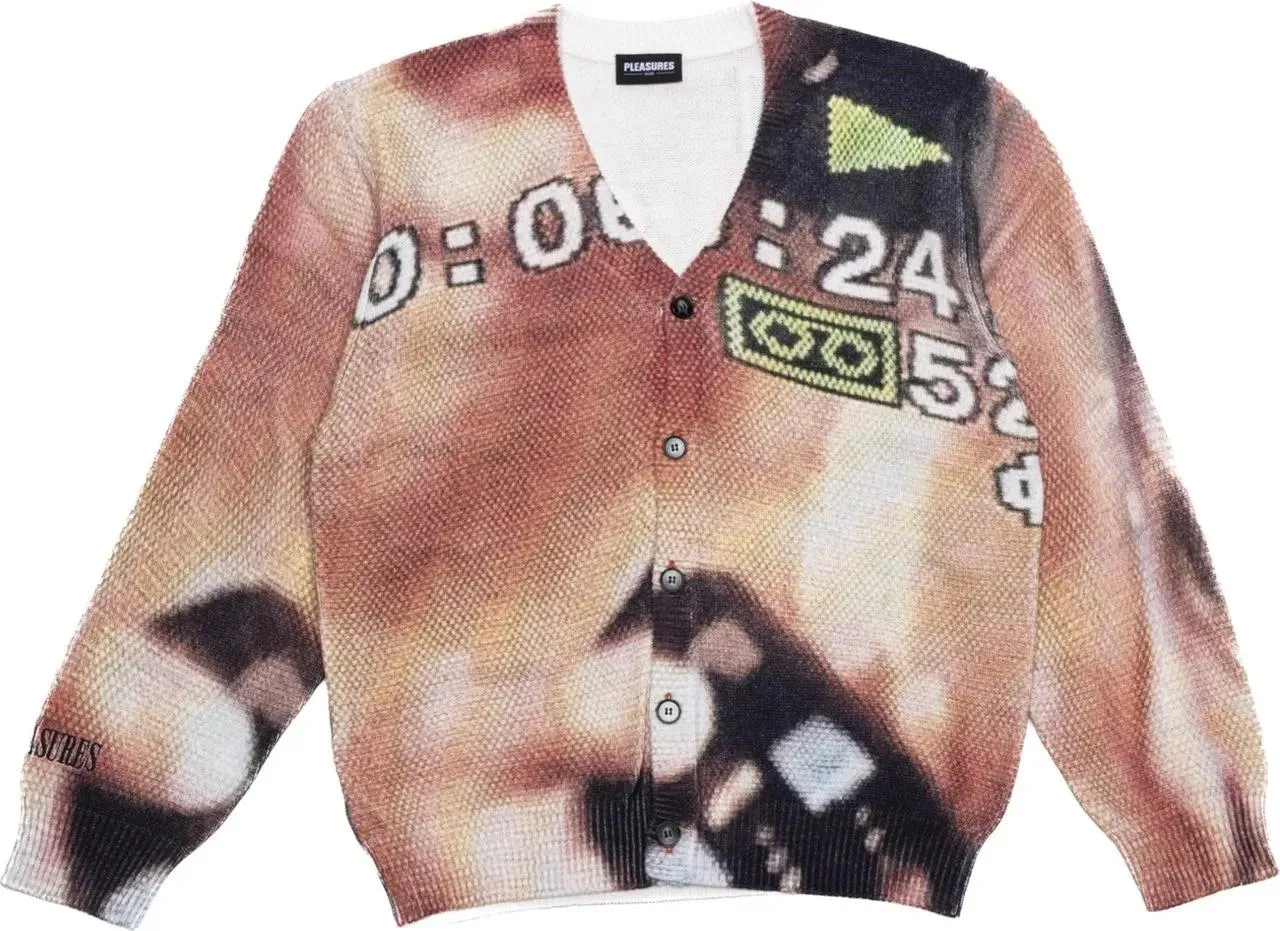 PLEASURES - Multi Hdv Cardigan Multicolor - Größe M - bunt PLEASURES - Multi Hdv Cardigan Multicolor - Größe M - bunt