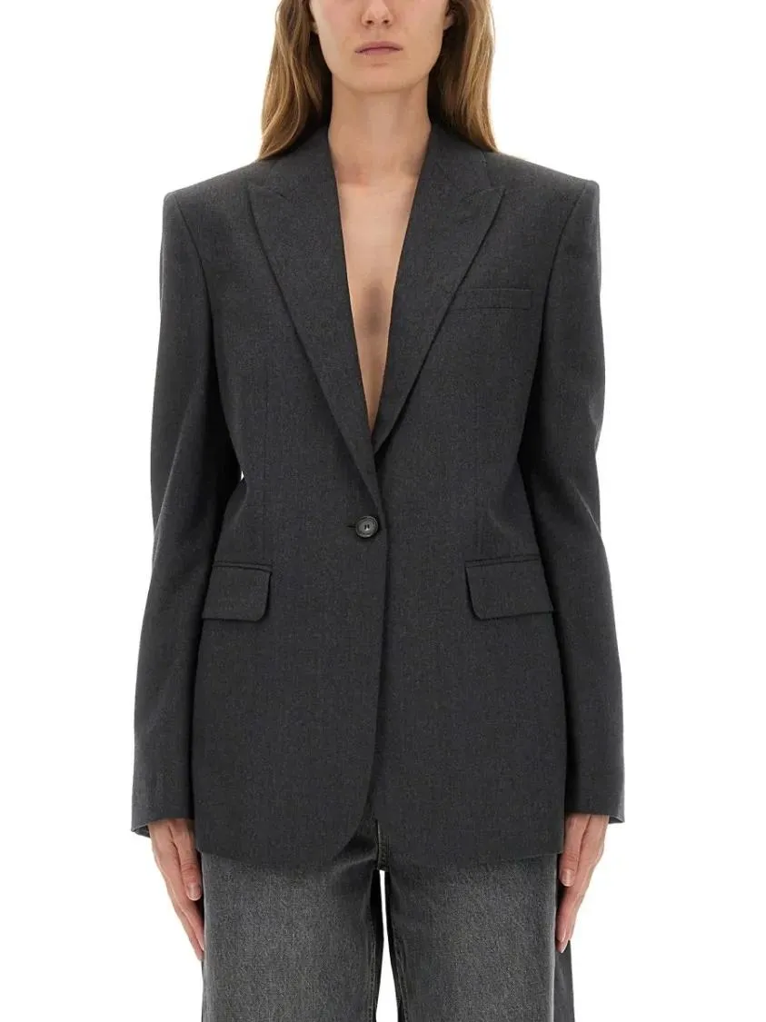 Stella McCartney - Boyfriend Jacket - Größe 40 - grau Stella McCartney - Boyfriend Jacket - Größe 40 - grau