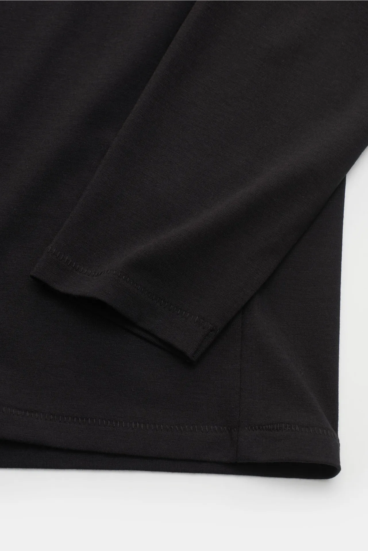 Kiefermann - Herren - Rundhals-Longsleeve 'Emil' schwarz – Bild 3