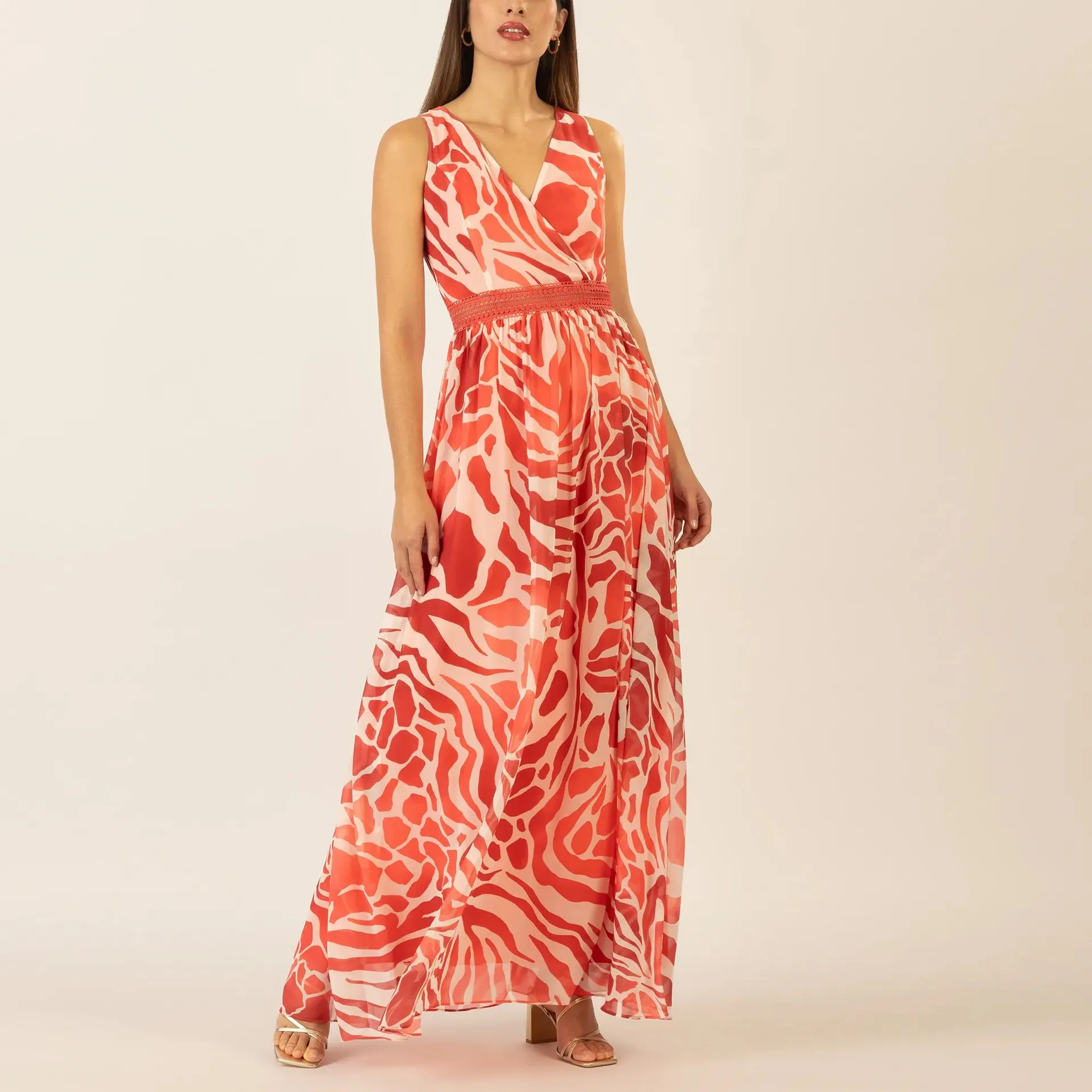 Apart - Abendkleid - Größe 42 - korallfarben – Bild 4