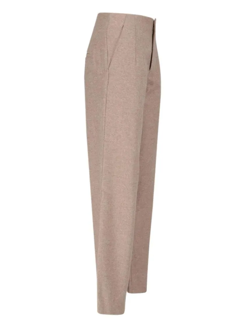 Niccolò Pasqualetti - "Tegola" Palazzo Trousers In Beige - Größe S - beige – Bild 4