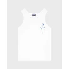 Vilebrequin - Roses Tanktop Aus Bio-baumwolle Für Mädchen - Trägershirt - Gesa - Weiss - Größe 10 Vilebrequin - Roses Tanktop Aus Bio-baumwolle Für Mädchen - Trägershirt - Gesa - Weiss - Größe 10