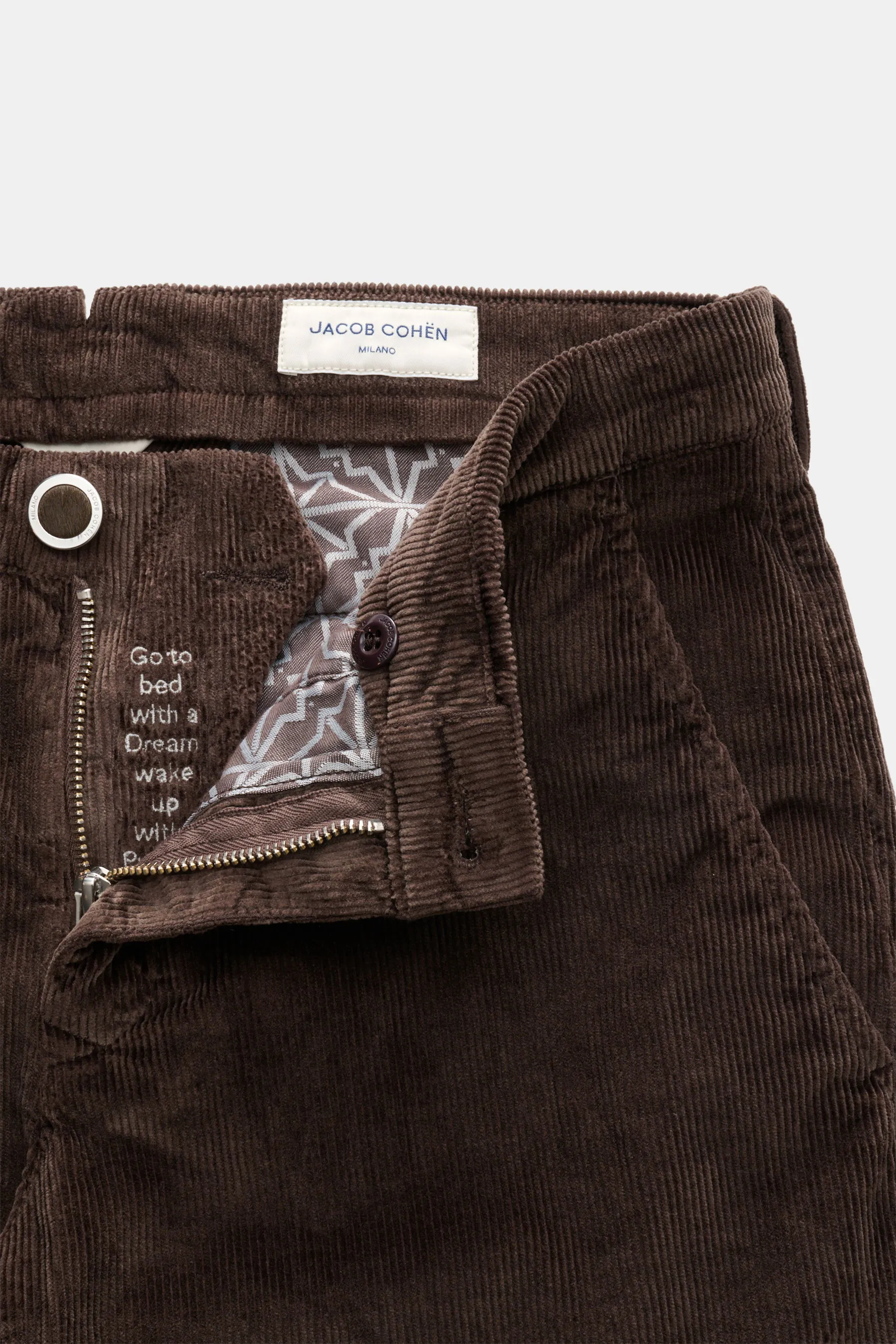 Jacob Cohen - Herren - Cordhose 'Bobby' dunkelbraun – Bild 4